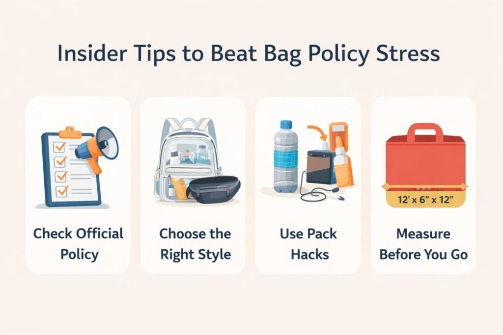 Insider Tips to Beat Bag Policy Stress