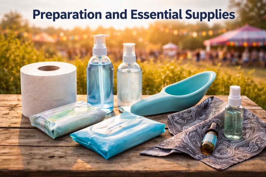 Preparation and Essential Supplies for Porta-potty