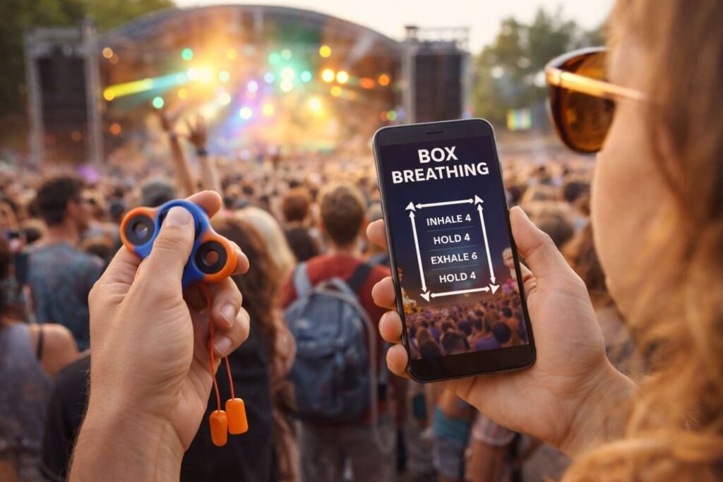 Techniques to Calm Anxiety at the Festival