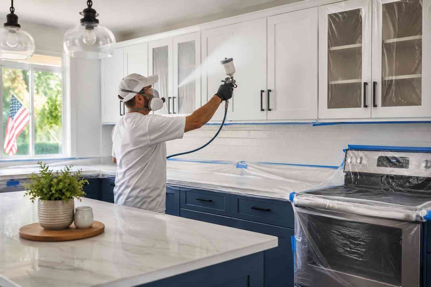 Revitalize Your Home with Professional Kitchen Spray Painting Services
