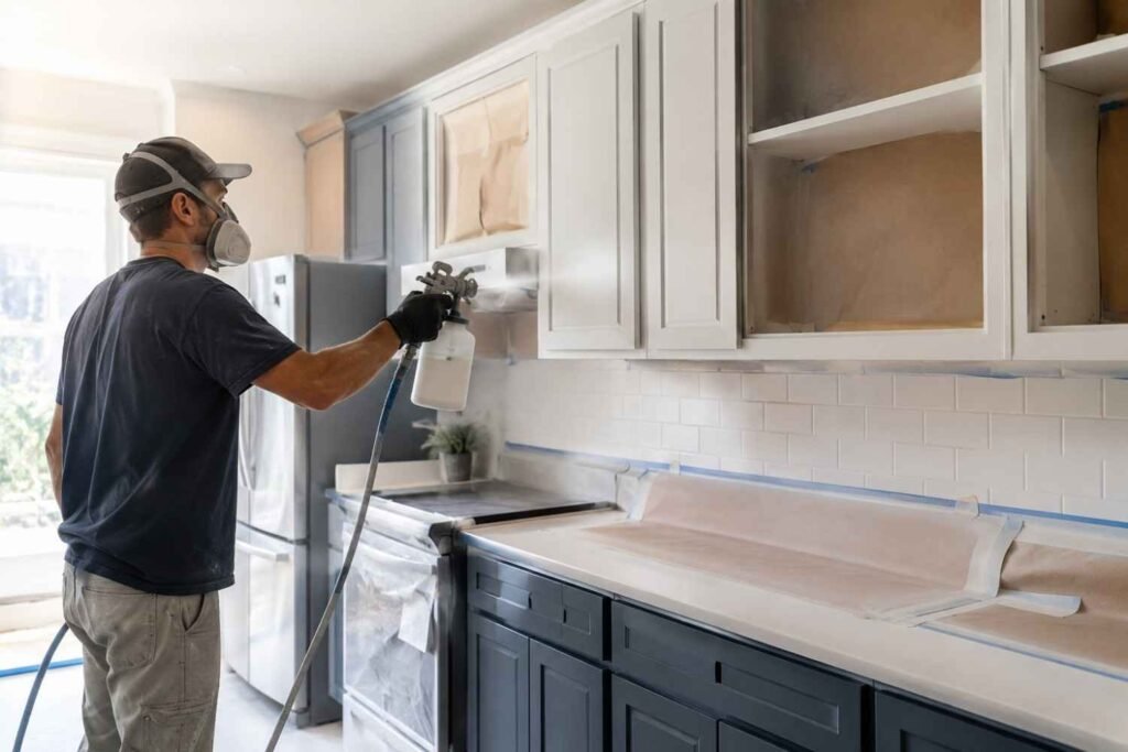 What Is Kitchen Spray Painting?