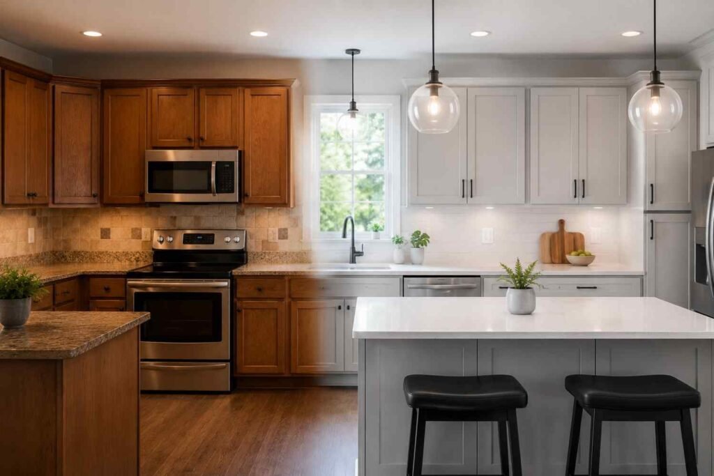 Why Choose Professional Kitchen Spray Painting Services?